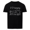 I LOVE CAMPING FRAU - Basic Shirt